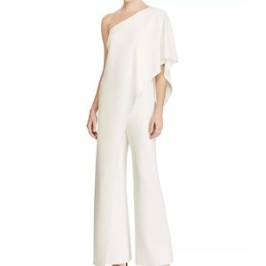 Lauren Ralph Lauren Tiered One Shoulder Jumpsuit